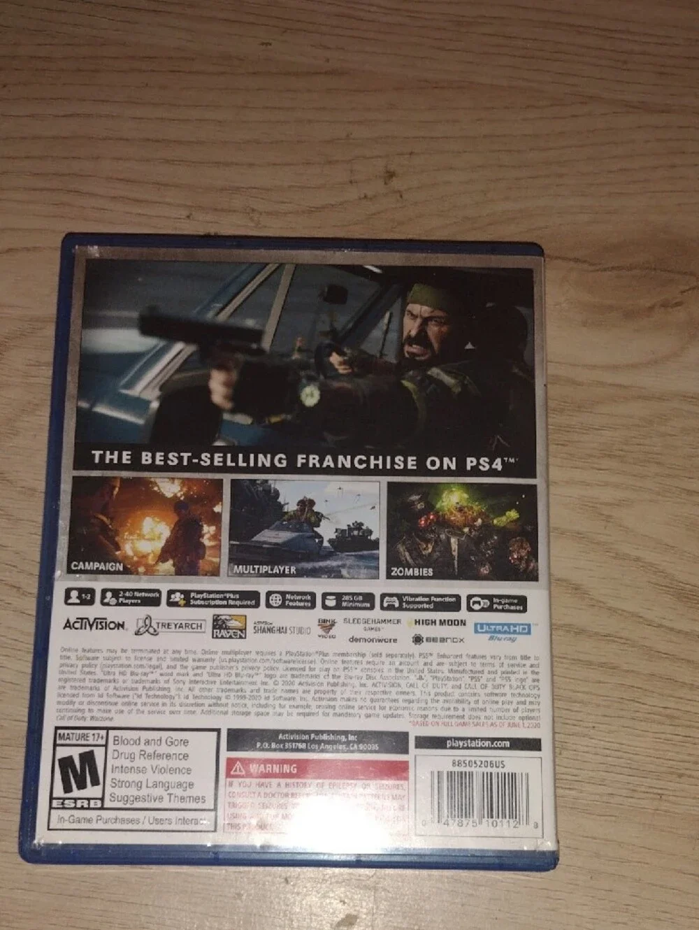 Sony PS5 Call of Duty: Black Ops Cold War - White & Blue Cover